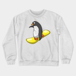 Penguin Snowboard Winter sports Crewneck Sweatshirt